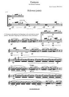 Fantasia for Demi-Clarinets: Fantasia for Demi-Clarinets by Luca Luciano