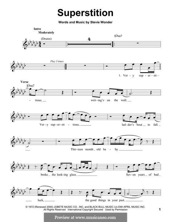 Vocal version: Melodische Linie by Stevie Wonder