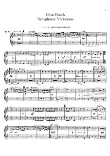 Sinfonische Variationen, M.46: Hörnerstimmen by César Franck