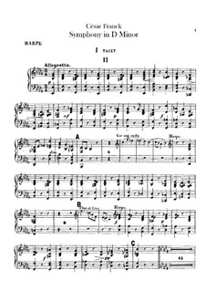 Sinfonie in d-Moll, Op.48: Harfestimme by César Franck