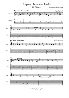 Potpourri bekannter Lieder für Gitarre arrangiert: Potpourri bekannter Lieder für Gitarre arrangiert by Stephen Foster, folklore, Johann Abraham Schulz