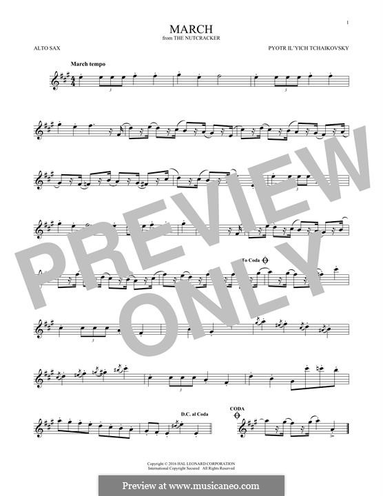 Nr.2 Marsch: Für Altsaxophon by Pjotr Tschaikowski