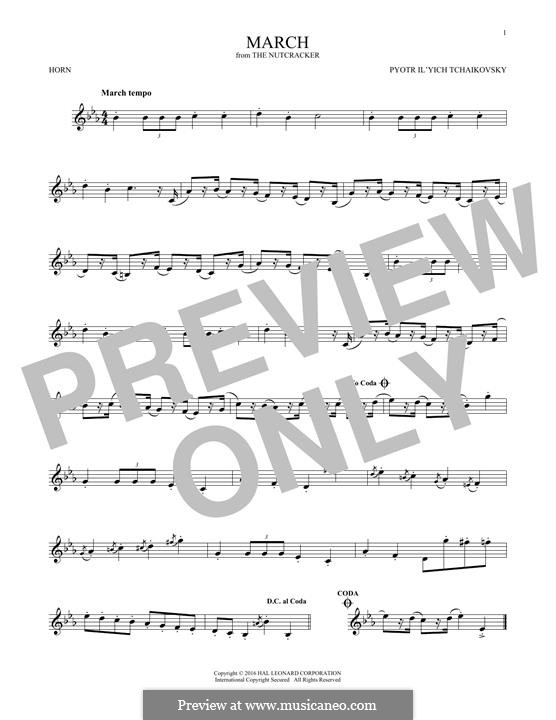 Nr.2 Marsch: For horn by Pjotr Tschaikowski