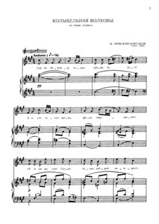 Sadko. Opera: Lullaby of Volkhova by Nikolai Rimsky-Korsakov