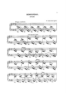 Renouveau, Op.82: Renouveau by Benjamin Godard