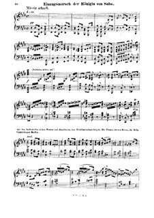 Die Königin von Saba, Op.27: Akt I. Einzugsmarsch der Königin von Saba, für Klavier by Karl Goldmark