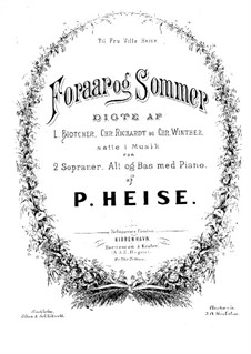 Frühling und Sommer: Dänische Version by Peter Heise