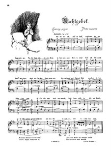 Musikalisches Bilderbuch, Op.41: Nachtgebet by Alexis Holländer