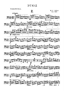 Einundzwanzig Etüden für Cello: Etüde Nr.2 in f-Moll by Jean-Louis Duport