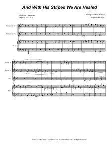 Nr.25 Durch seine Wunden sind wir geheilet: Für Blechblasquartett by Georg Friedrich Händel