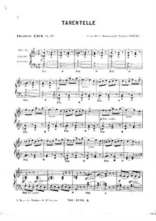 Tarantella in d-Moll, Op.20: Tarantella in d-Moll by Theodore Lack