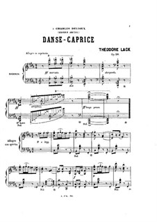 Danse-Caprice, Op.28: Danse-Caprice by Theodore Lack