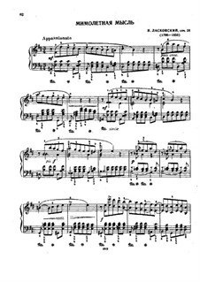 Fleeting Thought, Op.28: Für Klavier by Ivan Laskovsky