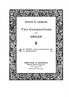 Sonnenuntergang, Op.69: Sonnenuntergang by Edwin Lemare