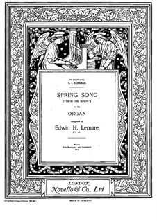 Spring Song 'From the South', Op.56: Spring Song 'From the South' by Edwin Lemare