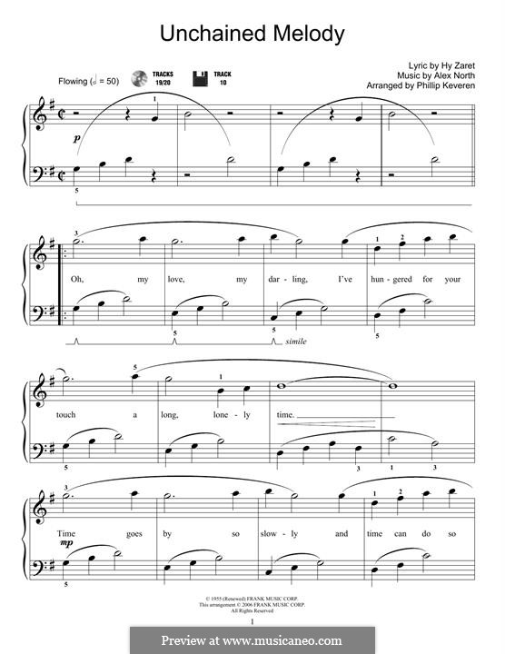 Piano version: Easy version by Alex North