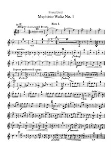Zwei Episoden aus Lenaus Faust, S.110: Nr.2 Der Tanz in der Dorfschenke – Waldhornstimmen by Franz Liszt