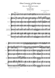 10 Concertos for Violin, Strings and Cembalo, Op.7: Concerto No.1, RV 465 by Antonio Vivaldi