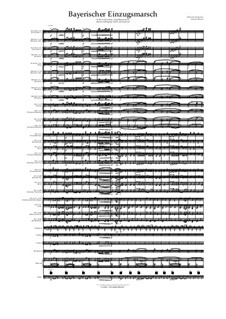 Bayerischer Einzugsmarsch: For large ensemble by musikschmie.de