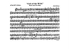 Call of the Wild: Alto horns I, II parts by Frank Hoyt Losey
