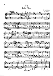 Miniaturen, Nr.1-2, 7-8, 11, Op.10: Miniaturen, Nr.1-2, 7-8, 11 by Nikolay Ladukhin