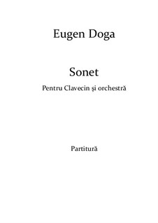 Sonnet: For ensemble instruments by Eugen Doga