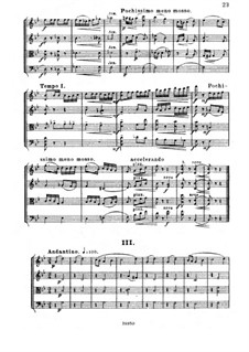 Streichquartett Nr.3 in Es-Dur, Op.91: Teil III by César Cui