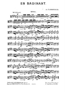 En Badinant: Violastimme by Alfredo D'Ambrosio