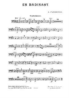 En Badinant: Kontrabass-Stimme by Alfredo D'Ambrosio