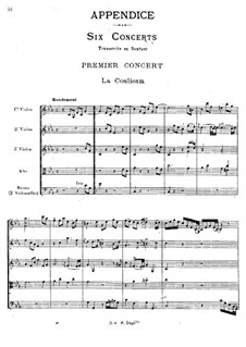 Cembalokonzert Nr.1 in c-Moll, RCT 7: Bearbeitung für Streichsextett by Jean-Philippe Rameau