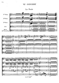 Cembalokonzert Nr.6 in g-Moll: Bearbeitung für Streichsextett by Jean-Philippe Rameau