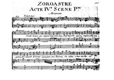 Zoroastre, RCT 62: Akt IV by Jean-Philippe Rameau