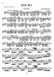 Zehn Etüden für Gitarre: Etüde Nr.4 by Giulio Regondi