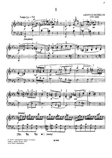 Sonate für Klavier in c-Moll, Op.2 No.3: Sonate für Klavier in c-Moll by Leopold Kozeluch