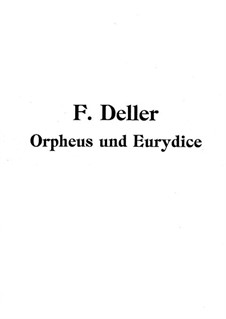 Orpheus and Eurydice: Orpheus and Eurydice by Florian Johann Deller