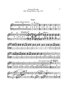 Die Waldtaube, B.198 Op.110: Harfenstimme by Antonín Dvořák