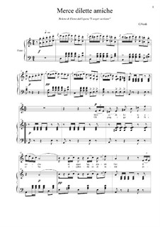 Die sizilianische Vesper: Merce dilette amiche by Giuseppe Verdi