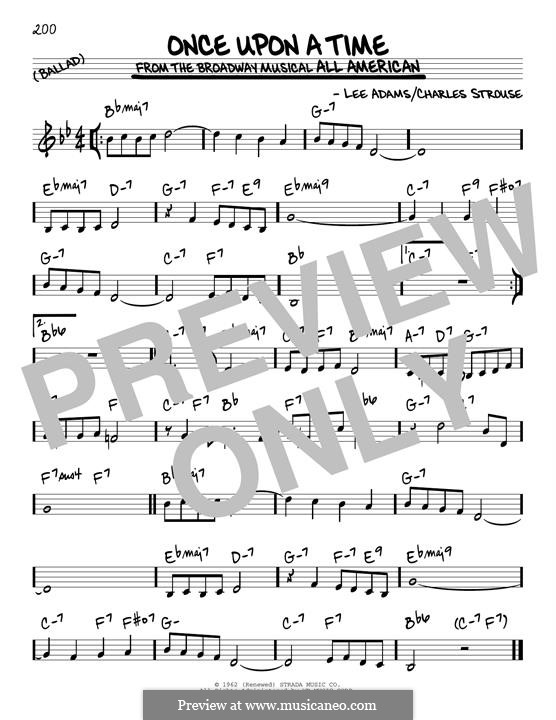 Once Upon a Time: Für Gitarre by Charles Strouse