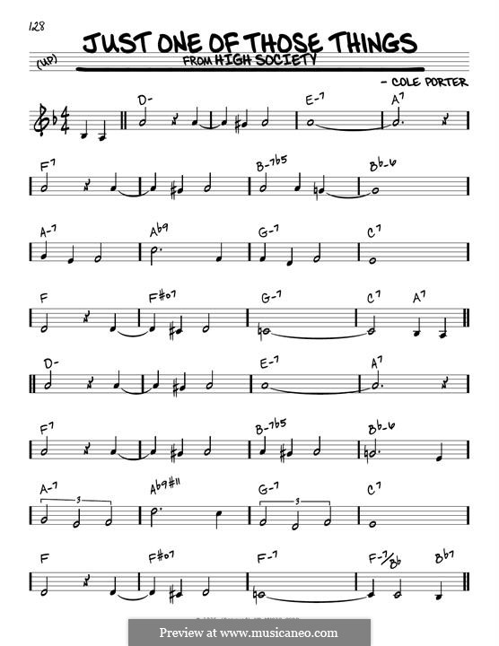 Just One of Those Things: Für Gitarre by Cole Porter