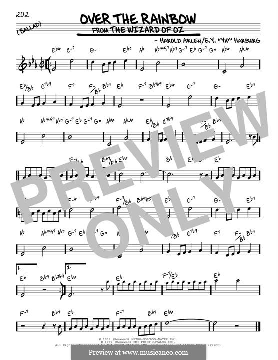 Instrumental version: Für Gitarre by Harold Arlen