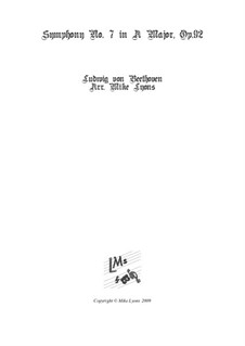 Teil II: Version for brass sextet by Ludwig van Beethoven