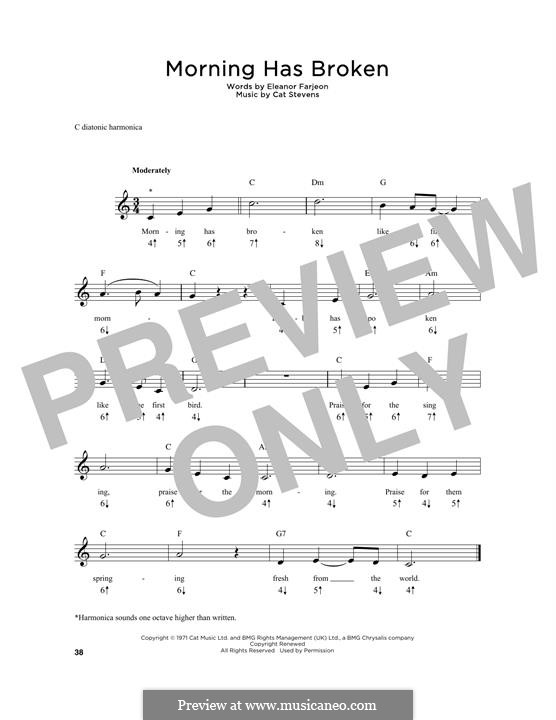 Morning Has Broken: For harmonica by Cat Stevens