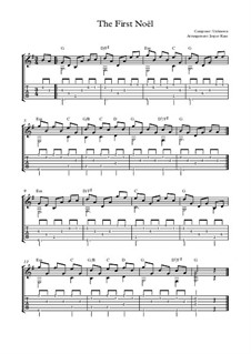 Vocal-instrumental version: For acoustic guitar by folklore