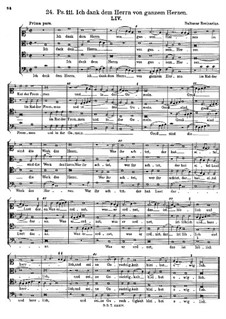 Ich danke dem Herrn von ganzem Herzen: Ich danke dem Herrn von ganzem Herzen by Balthasar Resinarius