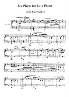 Sechs Stücke für Klavier: Vollsammlung by Ottorino Respighi