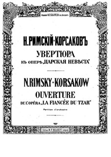 Zarenbraut: Ouvertüre by Nikolai Rimsky-Korsakov