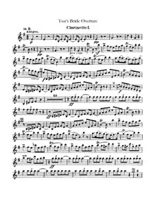 Zarenbraut: Ouvertüre – Klarinettenstimmen by Nikolai Rimsky-Korsakov