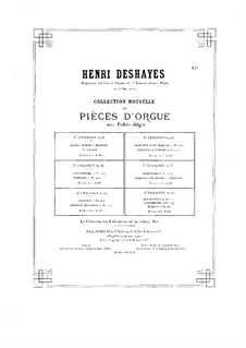 Andante and Andante Religioso, Op.19: Andante and Andante Religioso by Henri Deshayes