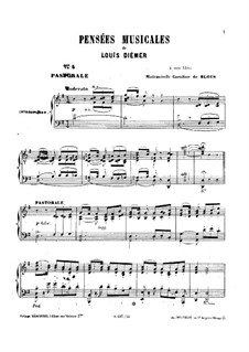 Nr.5 Pastorale: Nr.5 Pastorale by Louis Diémer