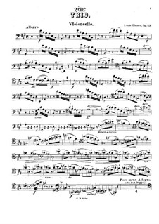 Nr.2 in A-Dur: Cellostimme by Louis Diémer